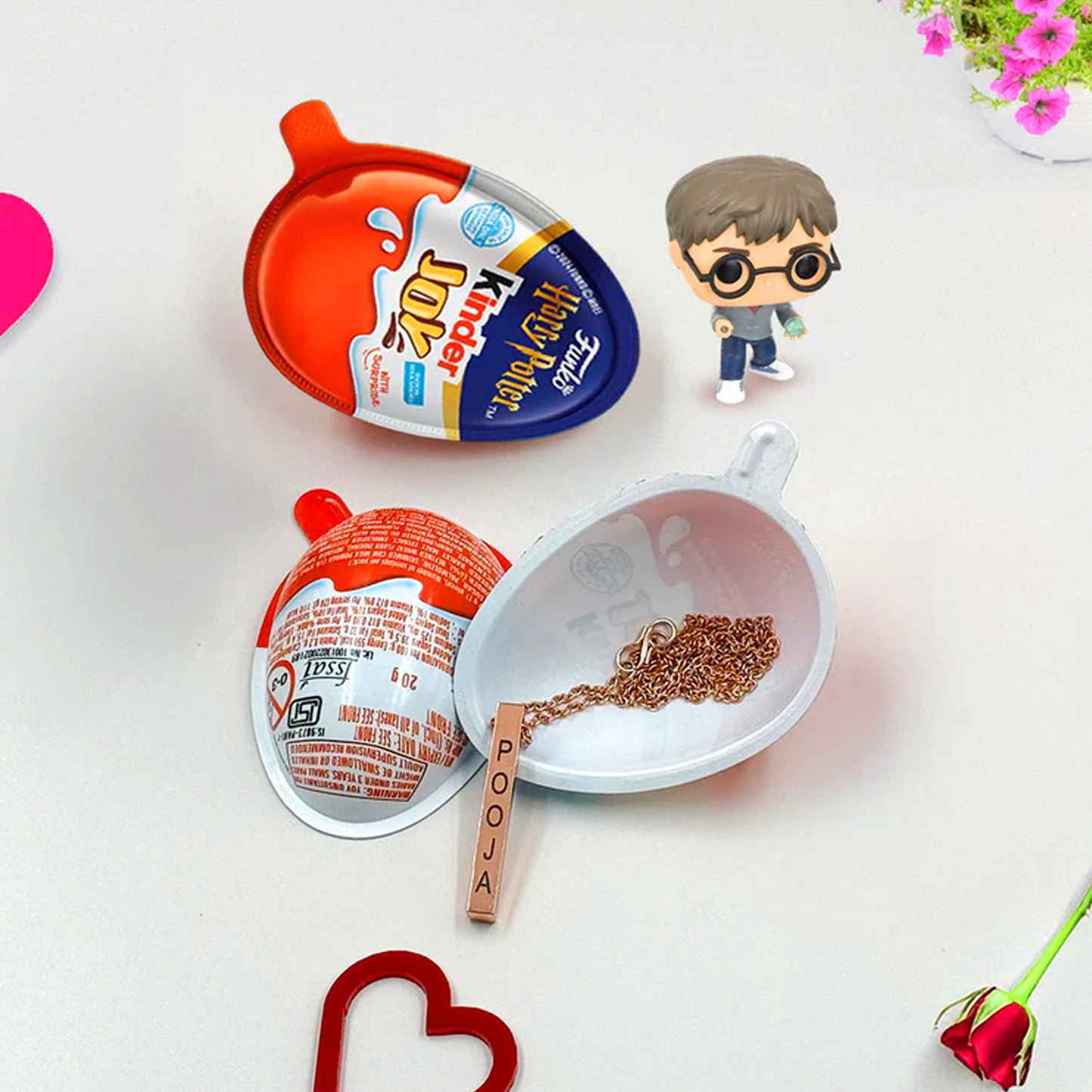 Harry Potter Kinder Joy With Surprising Gift | Personalized Name Pendant