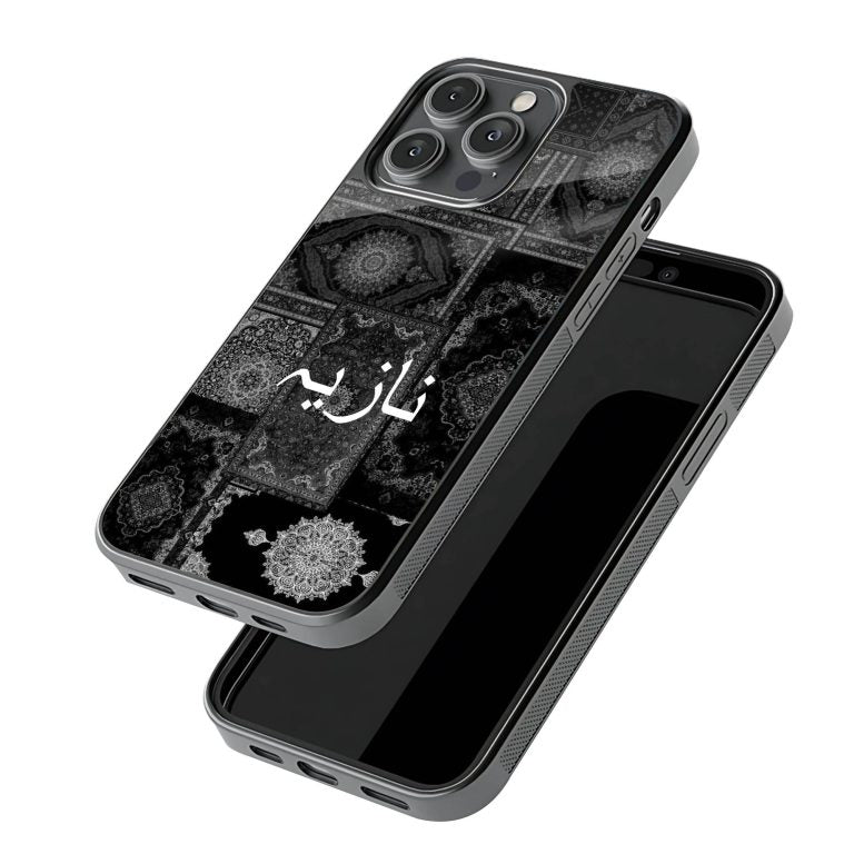 New Black Vintage Carpet Protective Mobile Back Case