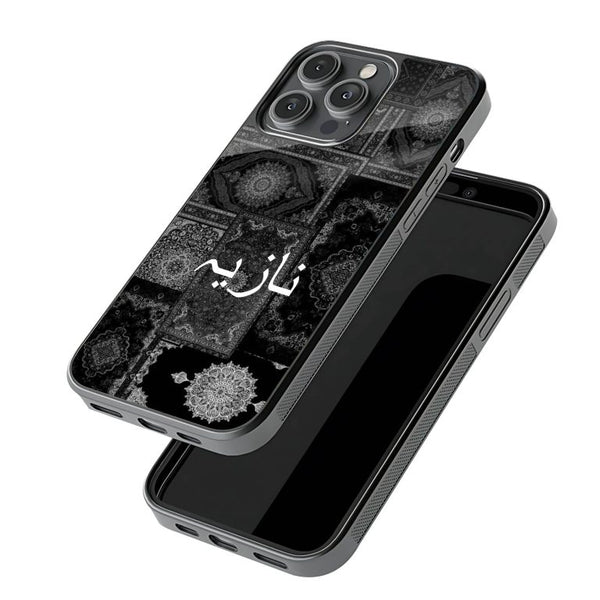 New Black Vintage Carpet Protective Mobile Back Case