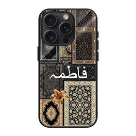 New Black Persian Carpet Protective Mobile Back Case