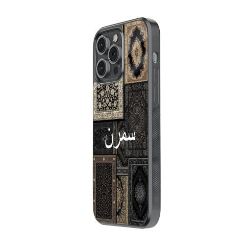 New Black & Gold Patchwork Protective Mobile Back Case