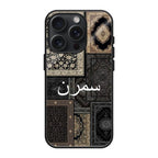 New Black & Gold Patchwork Protective Mobile Back Case