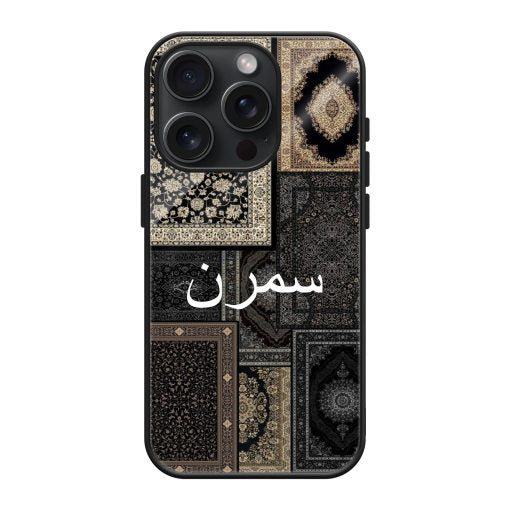 New Black & Gold Patchwork Protective Mobile Back Case