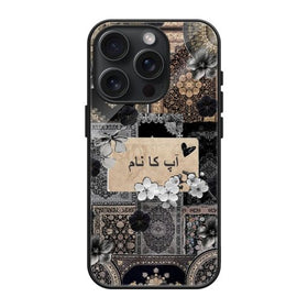 New Charcoal Floral Rug Protective Mobile Back Case