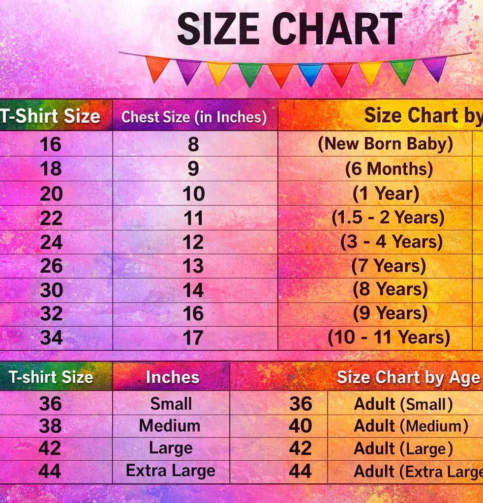 🎨 Holi Special T-Shirt – “Rang Barse”