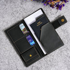 NEXON Personalized Travel Wallet | Passport Holder Organizer with Name & Charm