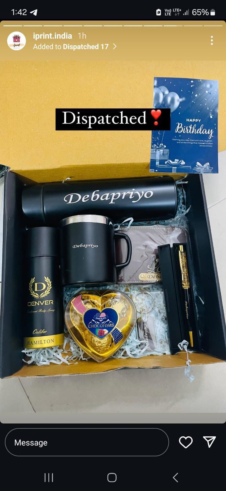 Men’s hamper