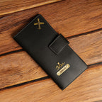 NEXON Personalized Travel Wallet | Passport Holder Organizer with Name & Charm