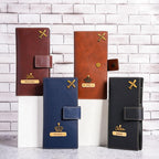 NEXON Personalized Travel Wallet | Passport Holder Organizer with Name & Charm