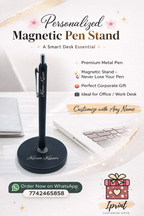 Premium Personalized Magnetic Pen Stand