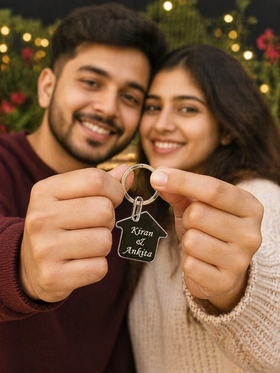 💖 Personalized Couple Name Keychain – A Perfect Gift for Your Loved One