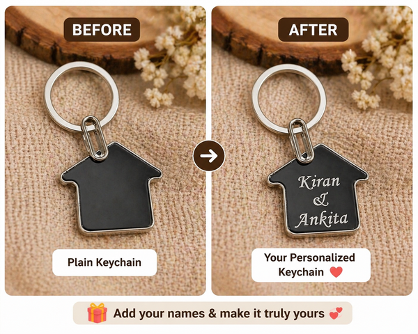 💖 Personalized Couple Name Keychain – A Perfect Gift for Your Loved One