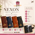 NEXON Personalized Travel Wallet | Passport Holder Organizer with Name & Charm