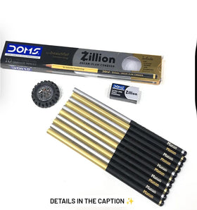 Customized Doms Zillion Pencil Box with Name Engraving