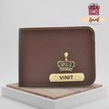 Personalized Men’s Wallet with Name & Charm | Custom Gift for Him