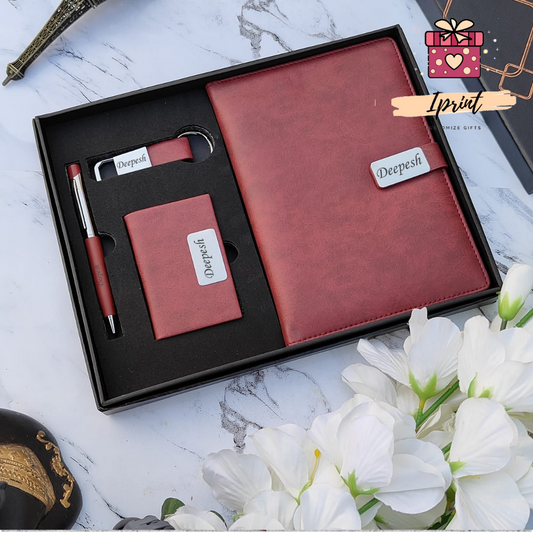 Customised Diary 4pcs combo with 2024-2026 calendar