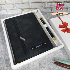 Premium Zip Diary + Pen combo