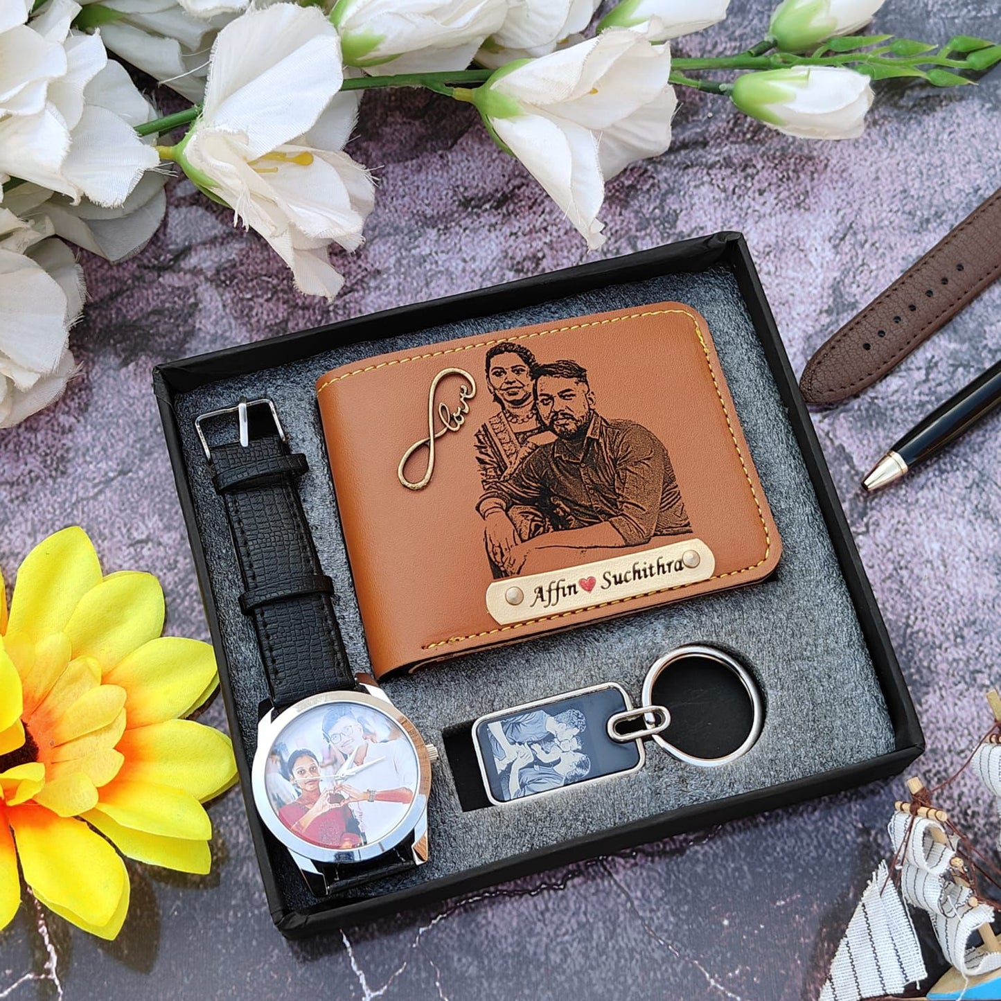 Essential Mini Combo for Men With Photo customised