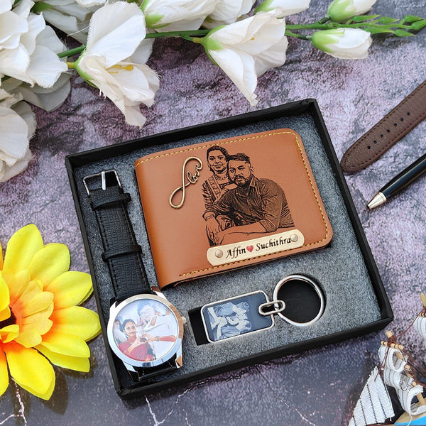 Essential Mini Combo for Men With Photo customised