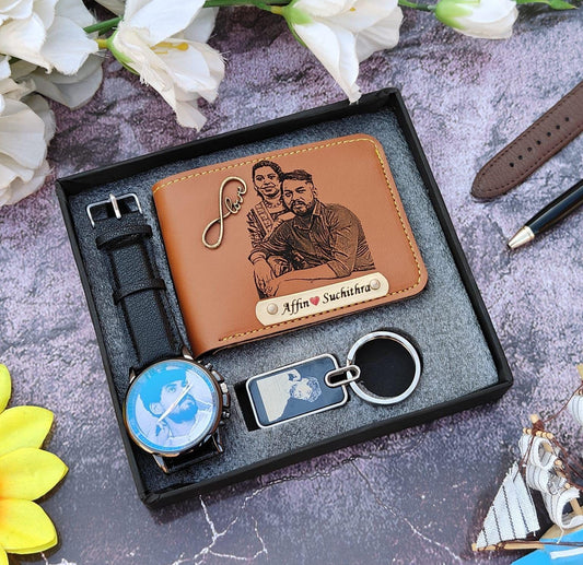 Essential Mini Combo for Men With Photo customised