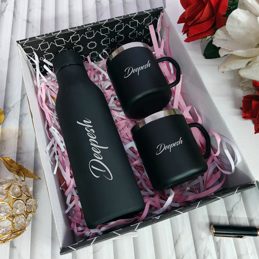 Stainless Steel Vacuumed Flask +  Stainless Steel Mug