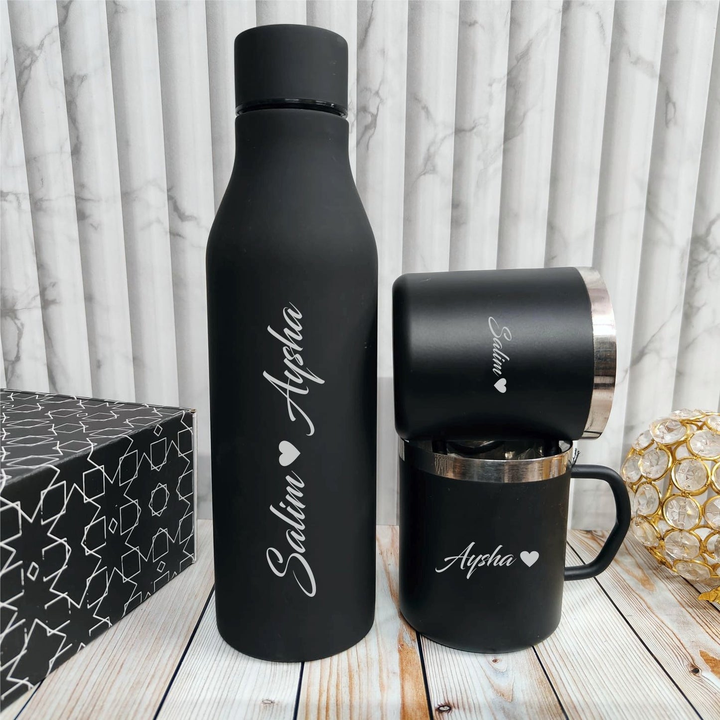 Stainless Steel Vacuumed Flask +  Stainless Steel Mug