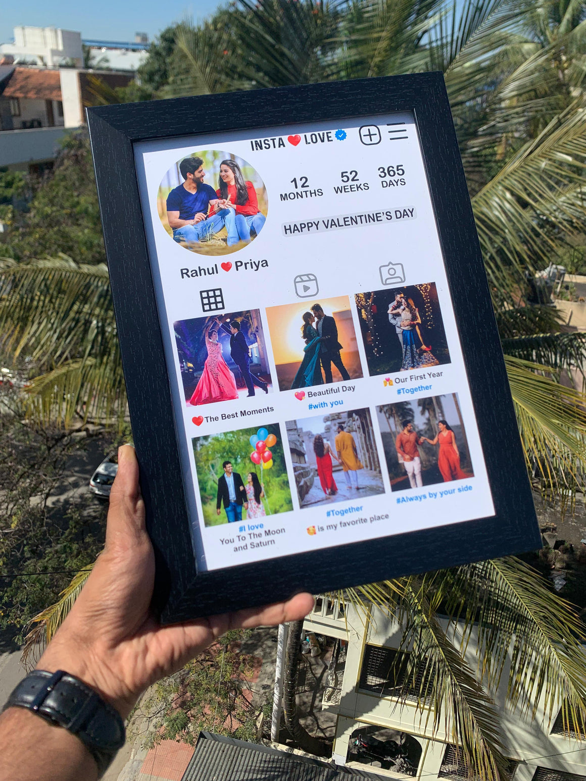 Insta Love Frame