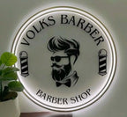 Acrylic Business Logo With Neon Backlight