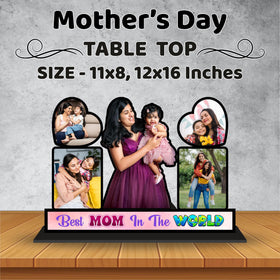 Personalized Mother’s Day Wooden Table Frame – Best Mom Gift