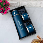 💖 Personalized Vacuum Flask Gift Set – Custom Name Engraved