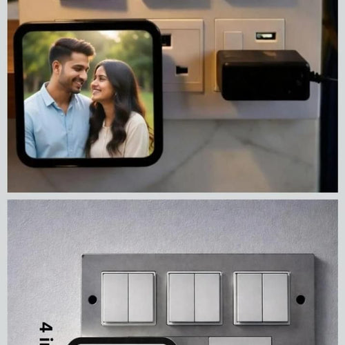 Personalized Plug Night Lamp with Photo | LED Photo Night Light Gift