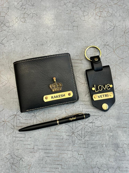 🌸 Personalized NEXON Father’s Day Gift Combo – Wallet, Photo Keychain & Pen 🌸