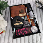 Italian Leather Essential Hamper For Him