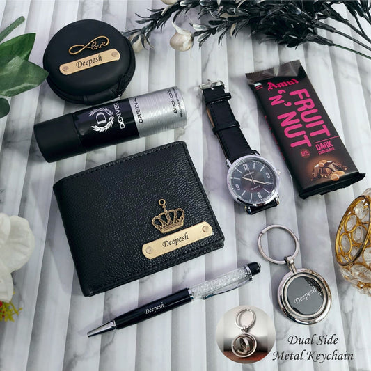 Italian Leather Essential Hamper For Him